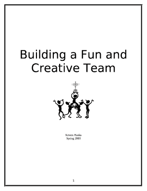 Building a Fun and Creative Team