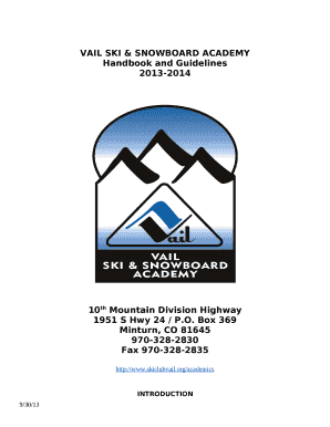 VAIL SKI & SNOWBOARD ACADEMY