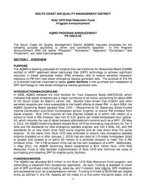 Rule 1470 Risk Reduction Fund