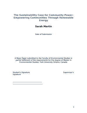 The Sustainability Case for Community Power: Empowering Communities Through Renewable Energy