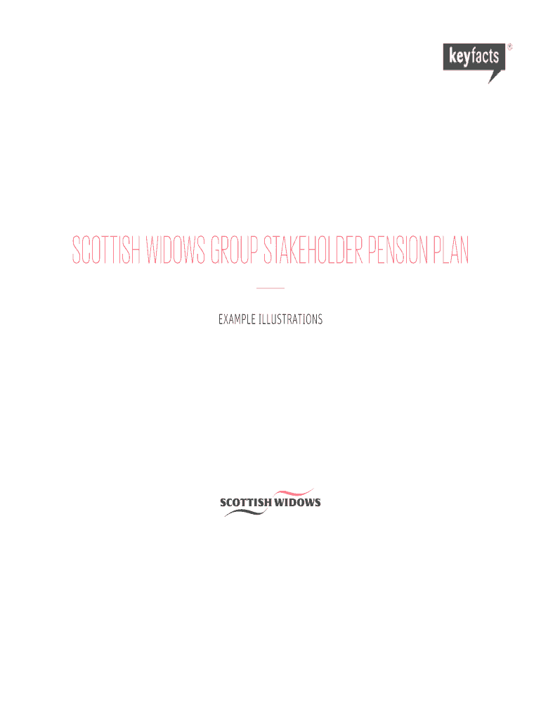 Fillable Online SCOTTISH WIDOWS GROUP STAKEHOLDER PENSION PLAN Fax ...