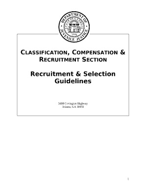 Classification, Compensation & Recruitment Section