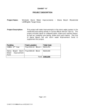 Project Name:Westside Storm Water Improvements Dania Beach Residential LMI/Eligible Target Areas