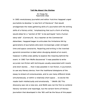 Tell Me About the Sixties