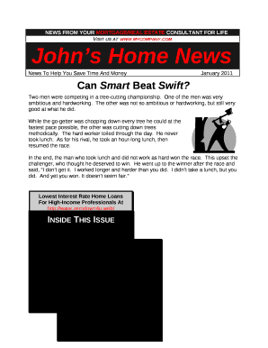 News To Help You Save Time And MoneyJanuary 2011