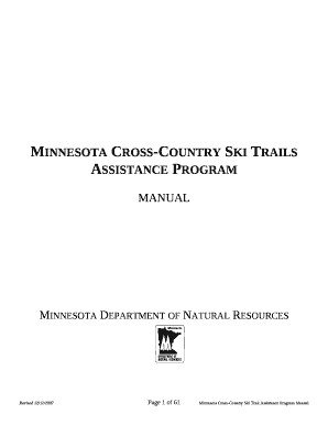 Minnesota Cross-Country Ski Trails Assistance Program