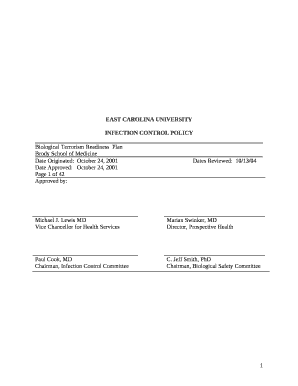 Biological Terrorism ReadinessPlan