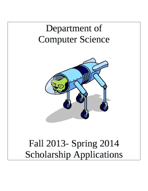 The Department of Computer Science makes scholarships available to students each year