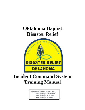 A Brief History of Southern Baptist Disaster Relief1