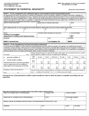 CALIFORNIA DEPARTMENT OF EDUCATIONNOTE: When applicable, this form is to be completed