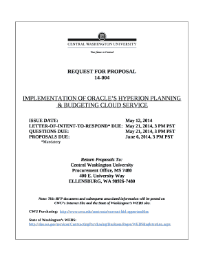IMPLEMENTATION OF ORACLES HYPERION PLANNING