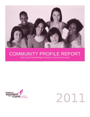 The information in this Community Profile Report is based on the work of North Florida Affiliate of Susan G