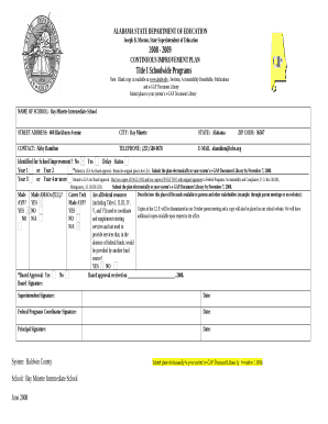 NAME OF SCHOOL:Bay Minette Intermediate School