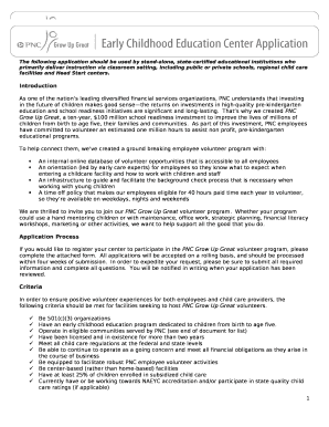 The following application should be used by stand-alone, state-certified educational institutions who primarily deliver instruction via classroom setting, including public or private schools, regional child care facilities and Head Start