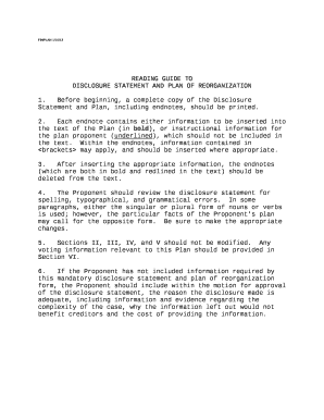 3017-1. Chapter 11 Disclosure Statement Hearing.United States...