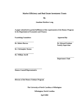 Market Efficiency and Real Estate Investment Trusts