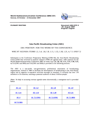 World Radiocommunication Conference (WRC-07)