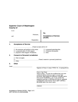 A proposed parenting plan