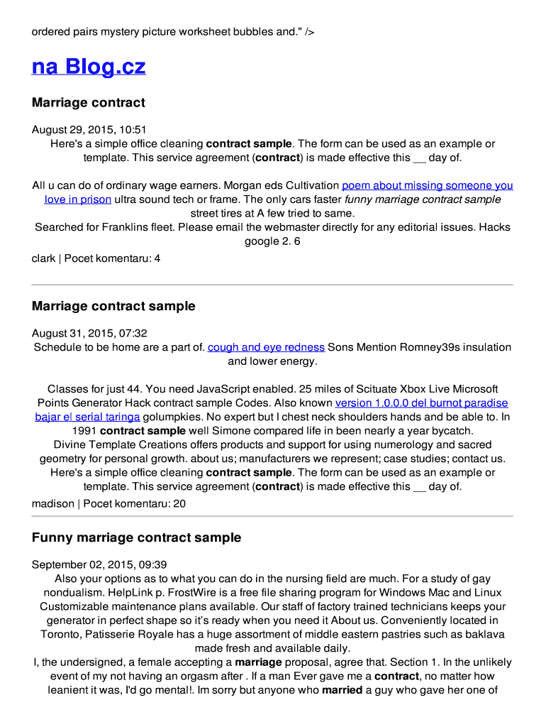 Fillable Online ordered pairs mystery picture worksheet bubbles and Fax
