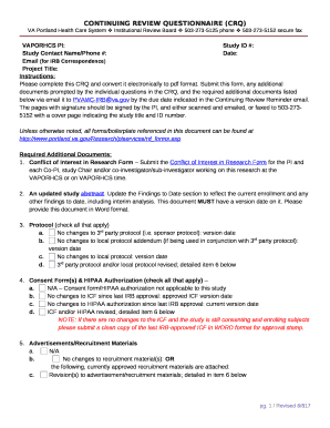 VA Portland Health Care System Institutional Review Board 503-273-5125 phone 503-273-5152 secure fax