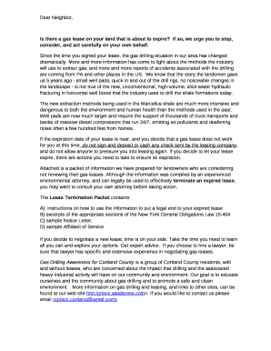 Is there a gas lease on your land that is about to expire