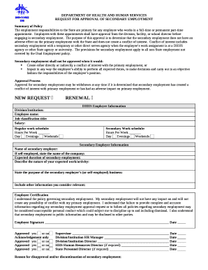 The employment responsibilities to the State are primary for any employee who works in a full-time or permanent part-time appointment