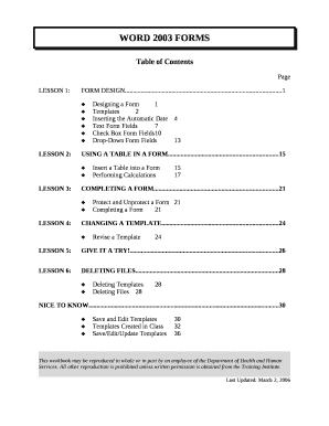 Form preview