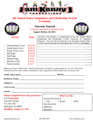 4th Annual Dance Symposium and Scholarship Awards Ceremony