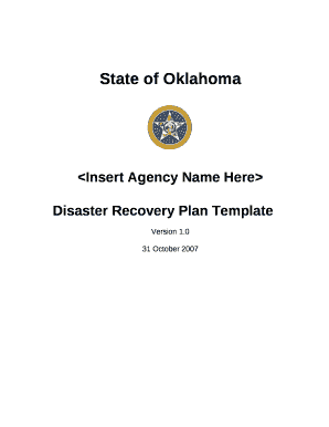 DISASTER RECOVERY PLAN DOCUMENT CHANGE CONTROL6