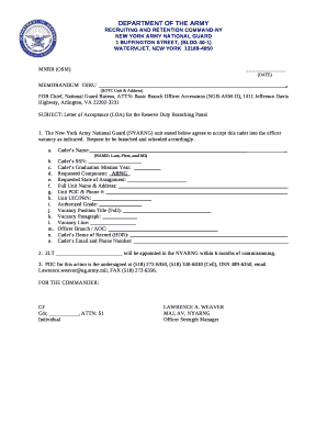 (ROTC Unit & Address)