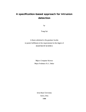 A specification-based approach for intrusion detection