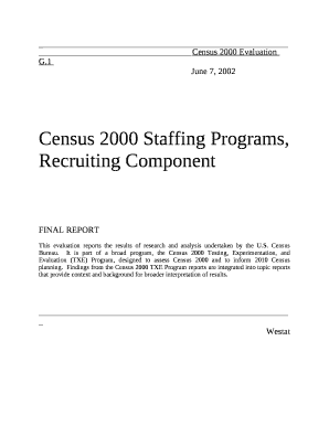 This evaluation reports the results of research and analysis undertaken by the U