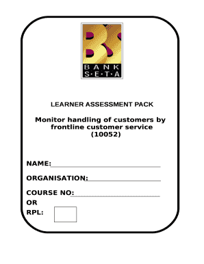 LEARNER ASSESSMENT PACK