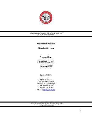 Purchasing Department, 1100 Second Street, SE, Cochran, Georgia 31014