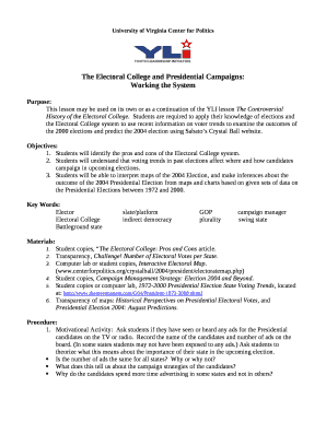 The Electoral College and Presidential Campaigns: