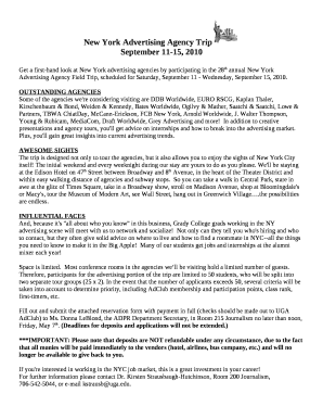 New York Advertising Agency Trip