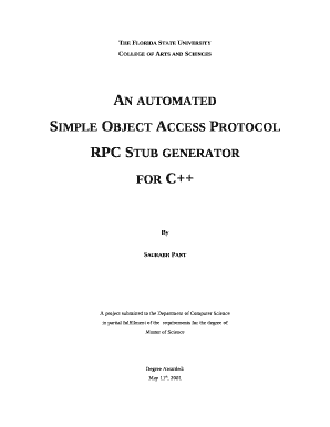 Simple Object Access Protocol RPC Stub generator