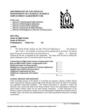 EMPLOYMENT AGREEMENT FOR