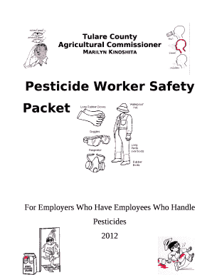 Pesticide Worker Safety Packet