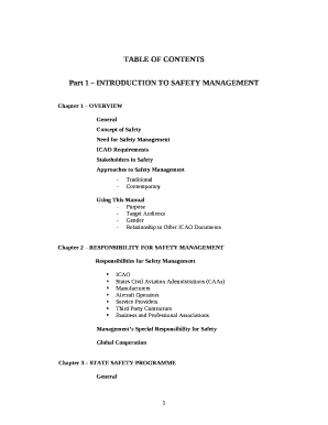 Part 1 INTRODUCTION TO SAFETY MANAGEMENT