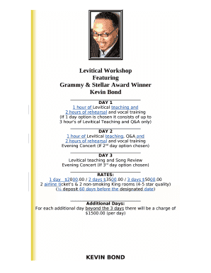 Levitical Workshop