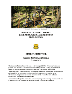 Forestry Technician (Presale)