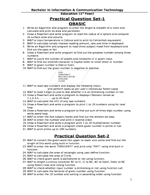 Practical Question Set-1