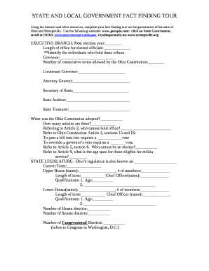 Fact finding template
