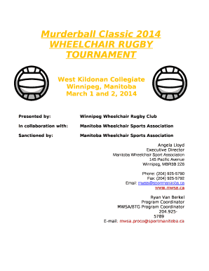 WHEELCHAIR RUGBY TOURNAMENT