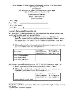 Title IV, Part A