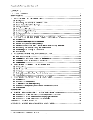 DEVELOPMENT OF THE INDICATOR7