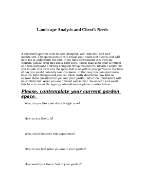 Landscape Analysis and Clients Needs