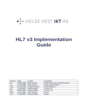 HL7 v3 Implementation Guide