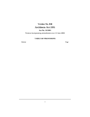 Version incorporating amendments as at 14 June 2005